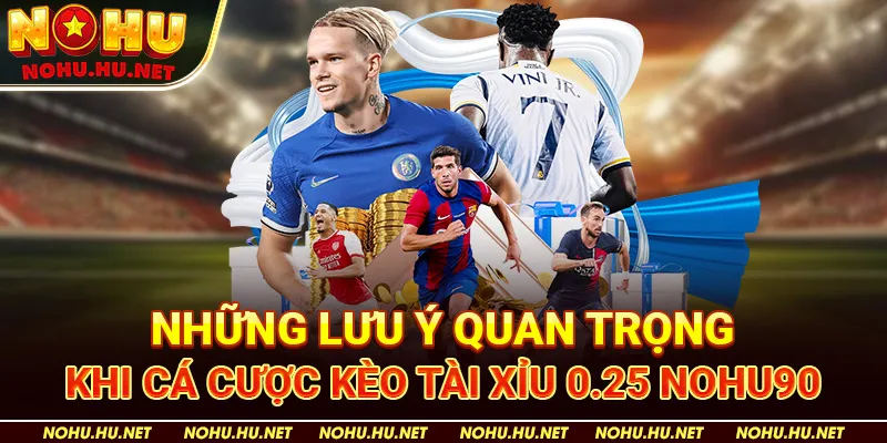Những Lưu Ý Quan Trọng Khi Cá Cược Kèo Tài Xỉu 0.25 Nohu90